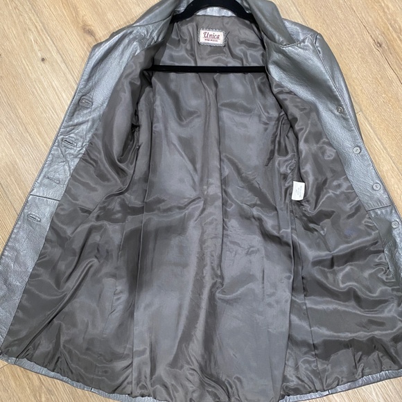 UNICA Vintage Special Leather Blazer Jacket! - Picture 11 of 11